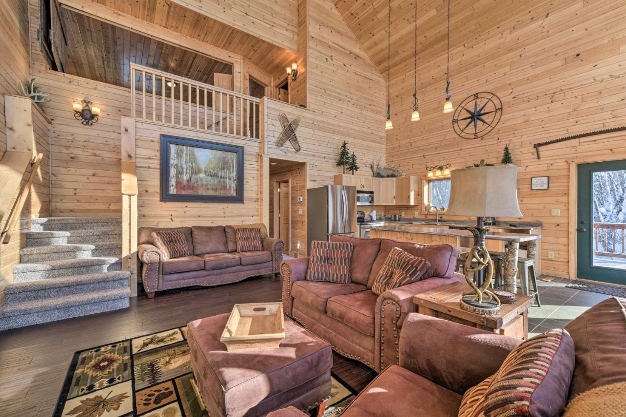 Scenic Hayward Lake View Retreat With Fire Pit Buitenkant foto